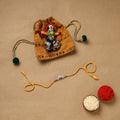 Handmade german silver rakhi 22 - handcrafted