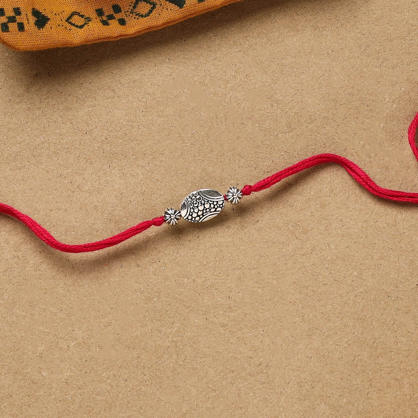 Handmade german silver rakhi 24 - handcrafted