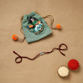 Handmade german silver rakhi 25 - handcrafted
