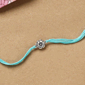 Handmade german silver rakhi 33 - handcrafted