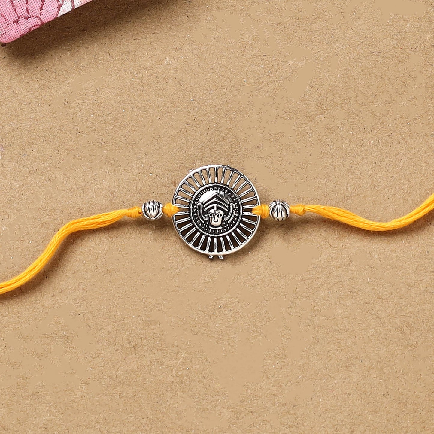 Handmade german silver rakhi 36 - handcrafted