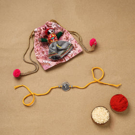 Handmade german silver rakhi 36 - handcrafted