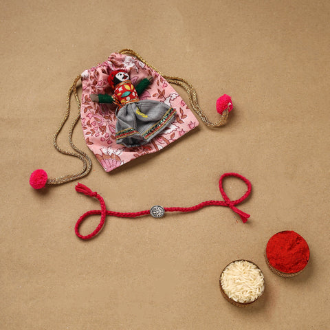 Handmade german silver rakhi 38 - handcrafted