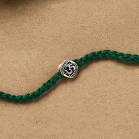 Handmade german silver rakhi 58 - handcrafted