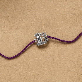 Handmade german silver rakhi 59 - handcrafted