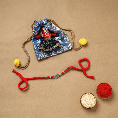 Handmade german silver rakhi 62 - handcrafted