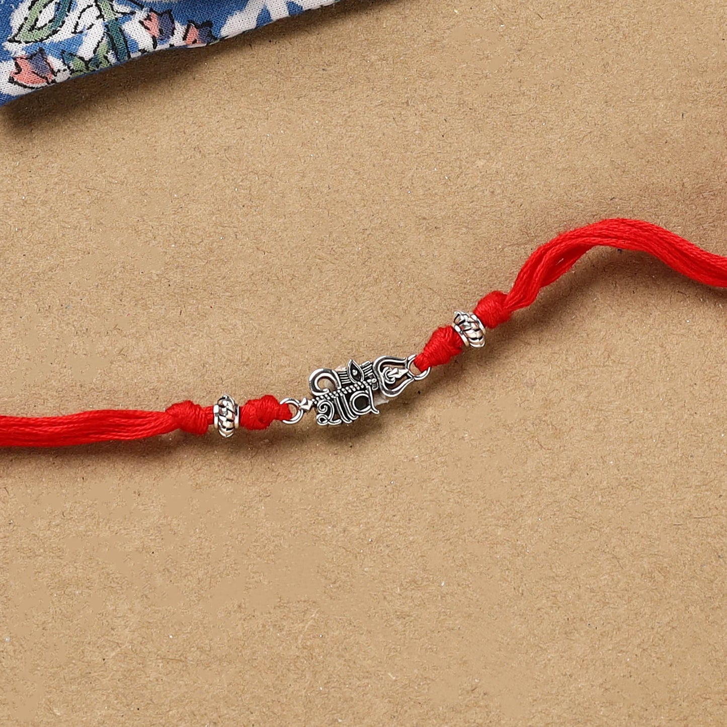 Handmade german silver rakhi 62 - handcrafted