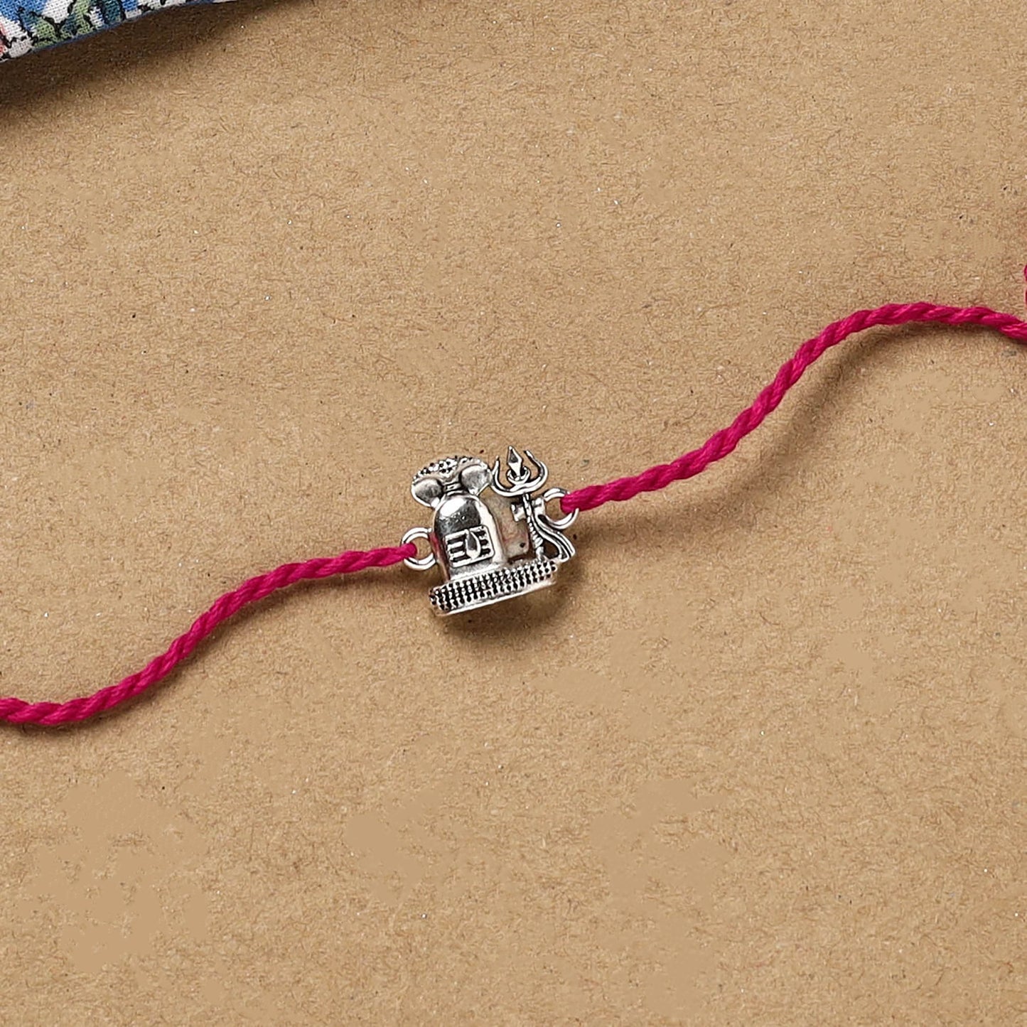Handmade german silver rakhi 63 - handcrafted