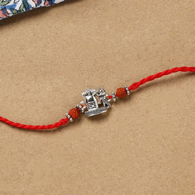 Handmade german silver rakhi 64 - handcrafted