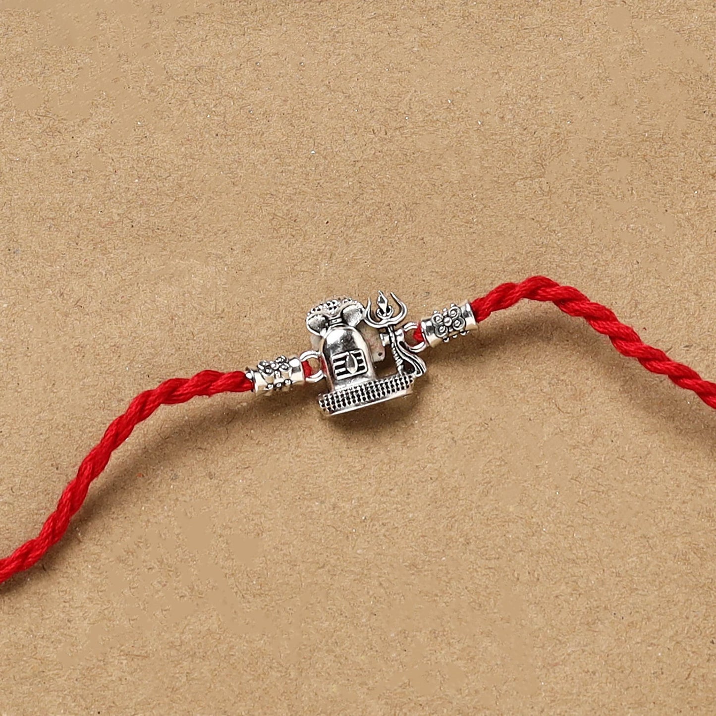 Handmade german silver rakhi 66 - handcrafted