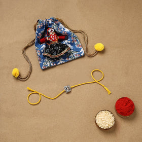 Handmade german silver rakhi 69 - handcrafted