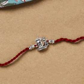 Handmade german silver rakhi 71 - handcrafted
