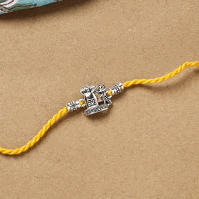 Handmade german silver rakhi 72 - handcrafted