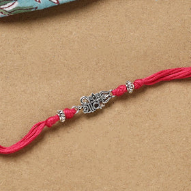 Handmade german silver rakhi 73 - handcrafted