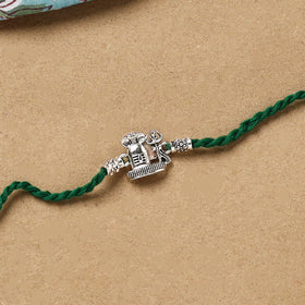 Handmade german silver rakhi 80 - handcrafted