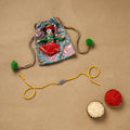 Handmade german silver rakhi 81 - handcrafted