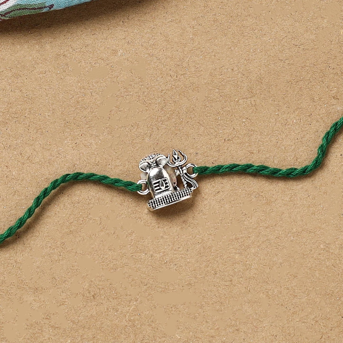 Handmade german silver rakhi 82 - handcrafted