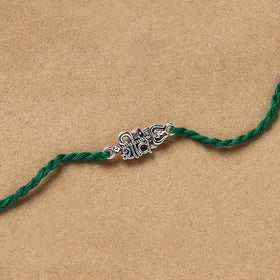 Handmade german silver rakhi 84 - handcrafted