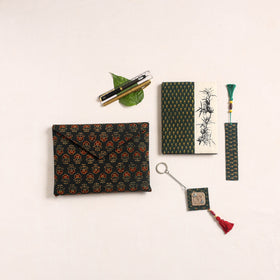 Handmade gift set with eco leaf 02 - handcrafted