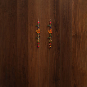 Handmade gota & bead work hanging for home decor (set of 2)