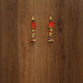 Handmade gota & bead work hanging (set of 2) 06