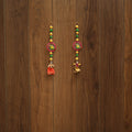 Handmade gota & bead work hanging (set of 2) 10