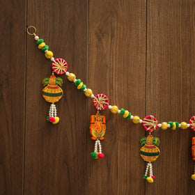Handmade gota & bead work toran 02 - handcrafted