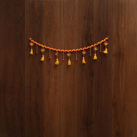 Handmade gota & bead work toran for home decor 06