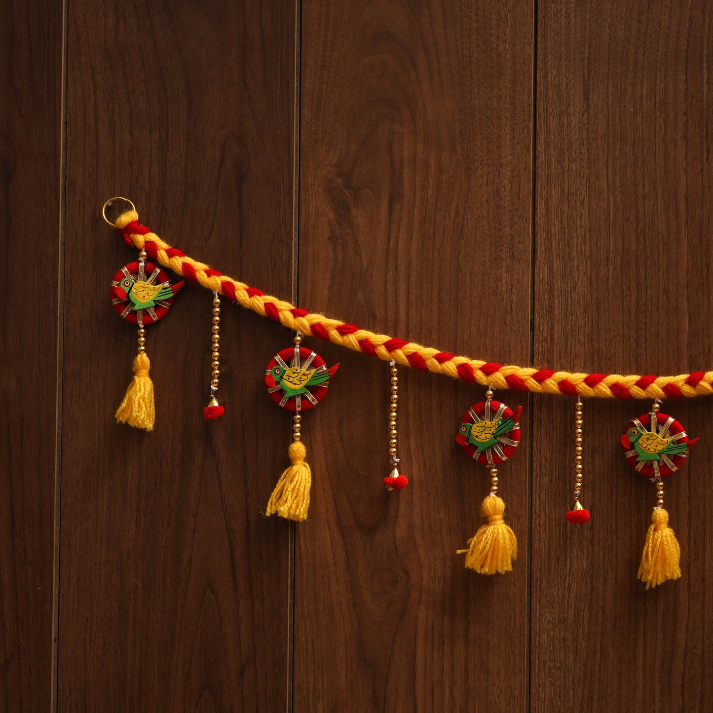 Handmade gota & bead work toran for home decor 06