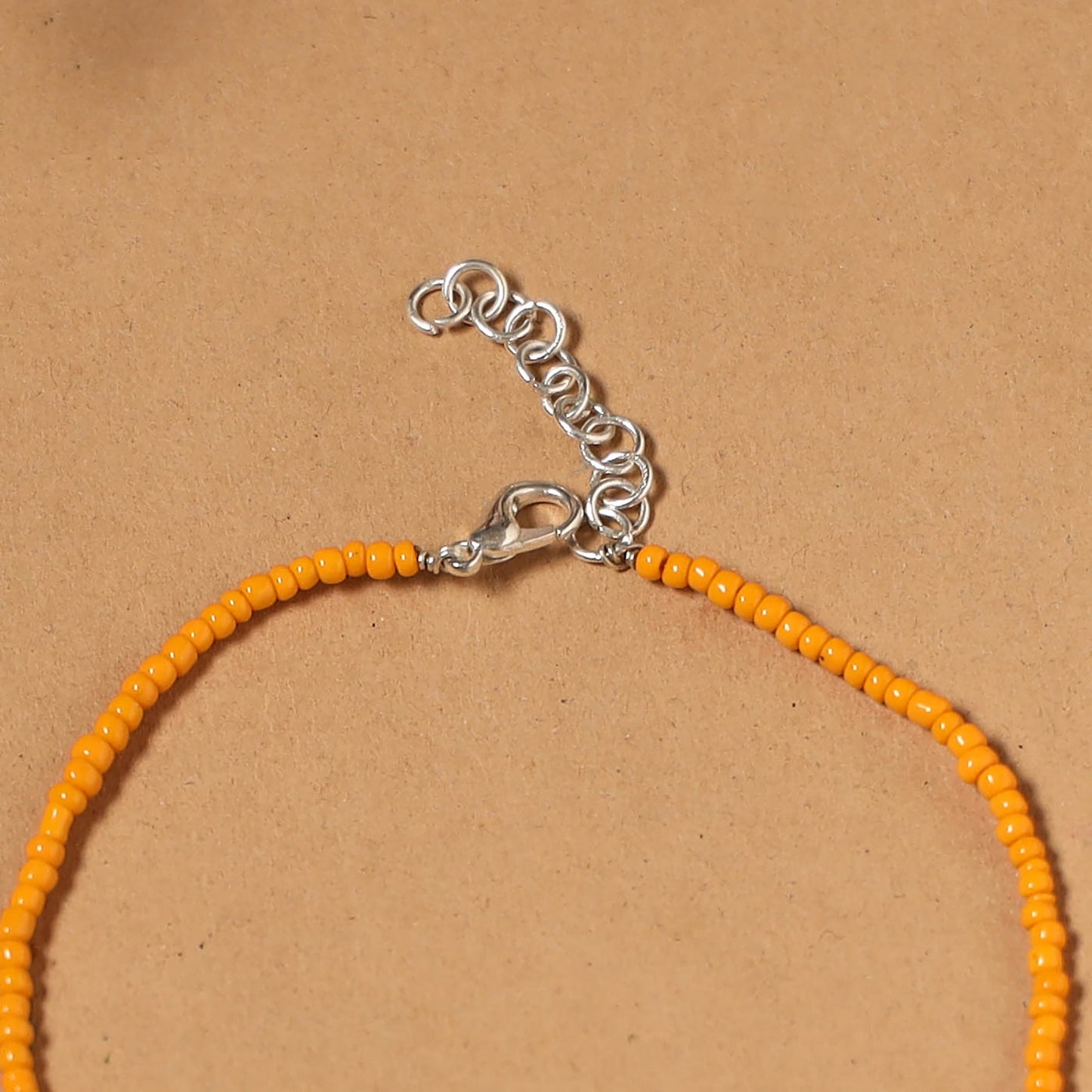 Handmade gs bead work anklet 03 - handcrafted