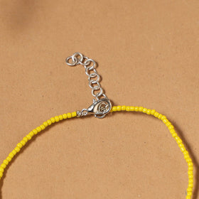 Handmade gs bead work anklet 04 - handcrafted