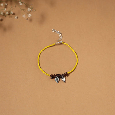 Handmade gs bead work anklet 05 - handcrafted