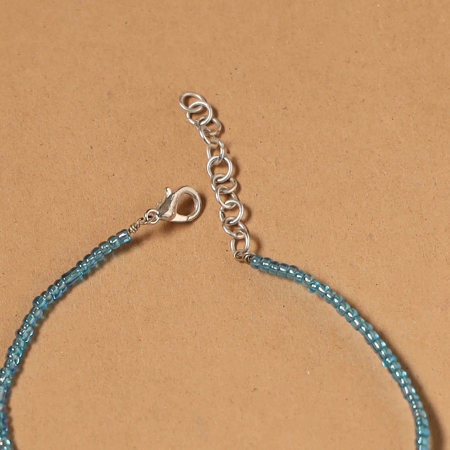 Handmade gs bead work anklet 07 - handcrafted