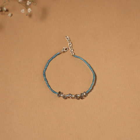 Handmade gs bead work anklet 07 - handcrafted