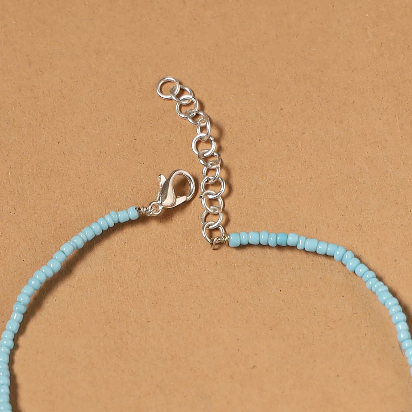 Handmade gs bead work anklet 08 - handcrafted