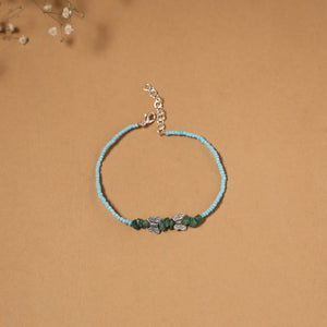 Handmade gs bead work anklet 08 - handcrafted