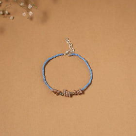 Handmade gs bead work anklet 09 - handcrafted