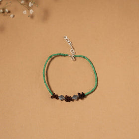 Handmade gs bead work anklet 10 - handcrafted