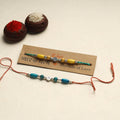 Handmade GS Bead Work Rakhi (Assorted Set of 2)