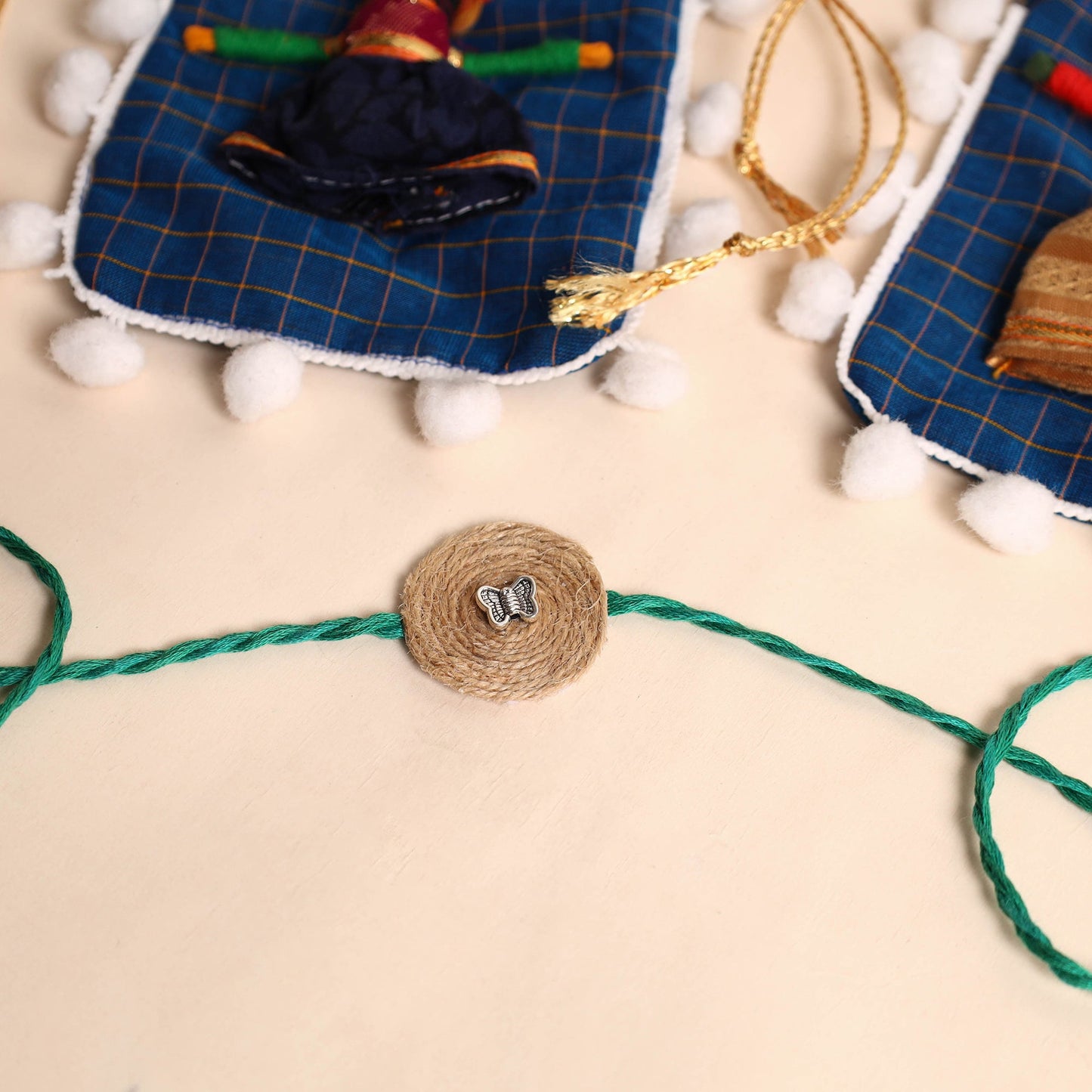  Handmade GS Jute Rakhi (Set of 2)