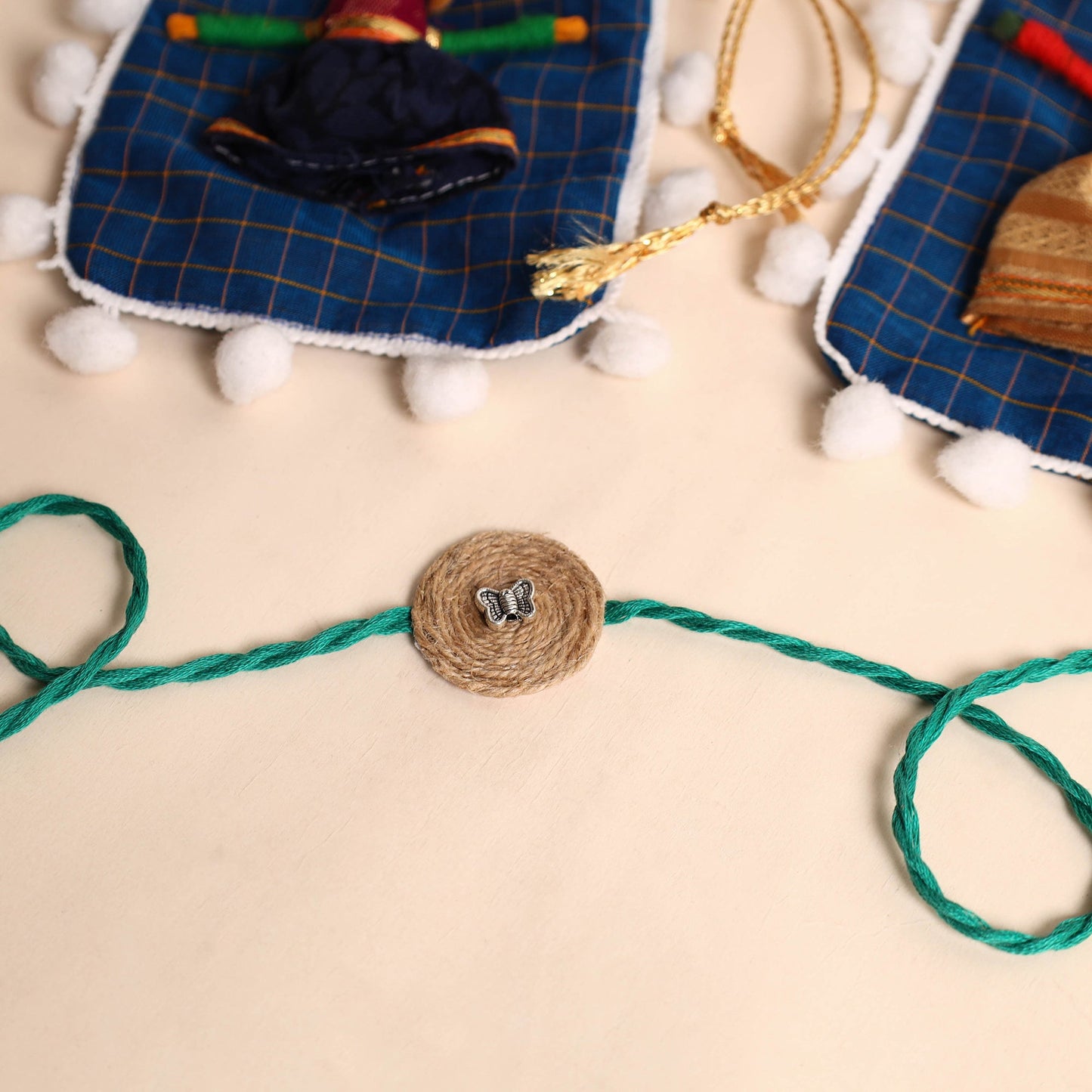  Handmade GS Jute Rakhi (Set of 2)