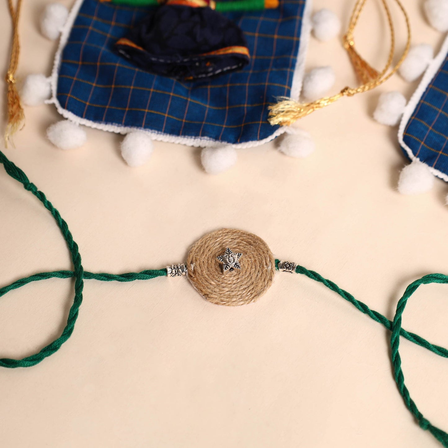  Handmade GS Jute Rakhi (Set of 2)