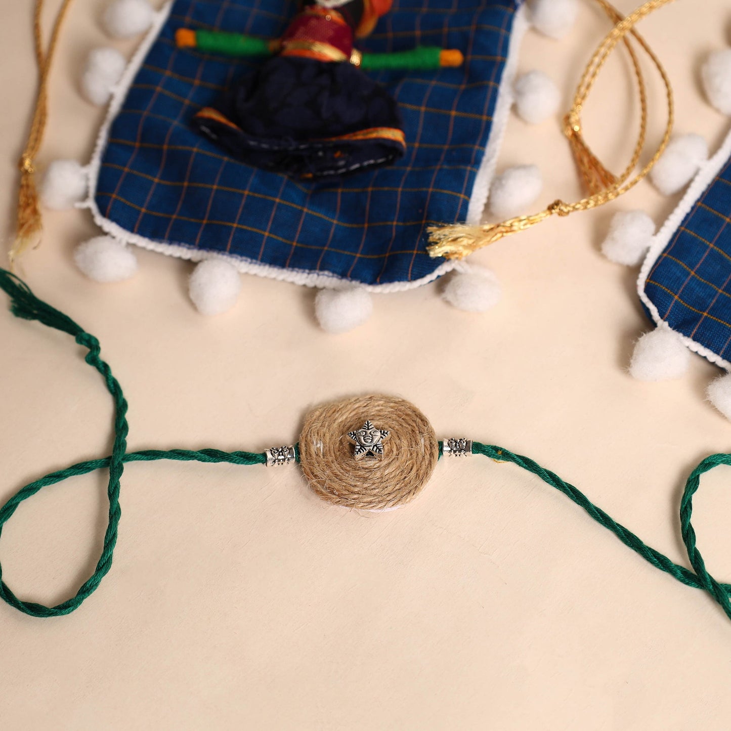  Handmade GS Jute Rakhi (Set of 2)