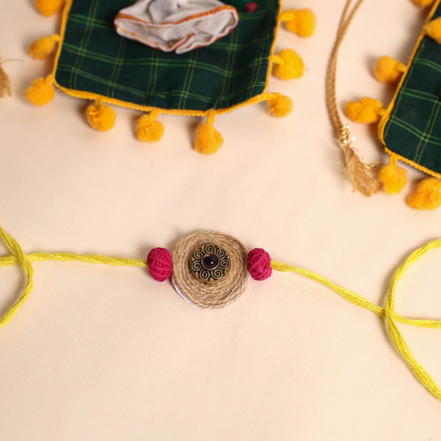  Handmade GS Jute Rakhi (Set of 2)