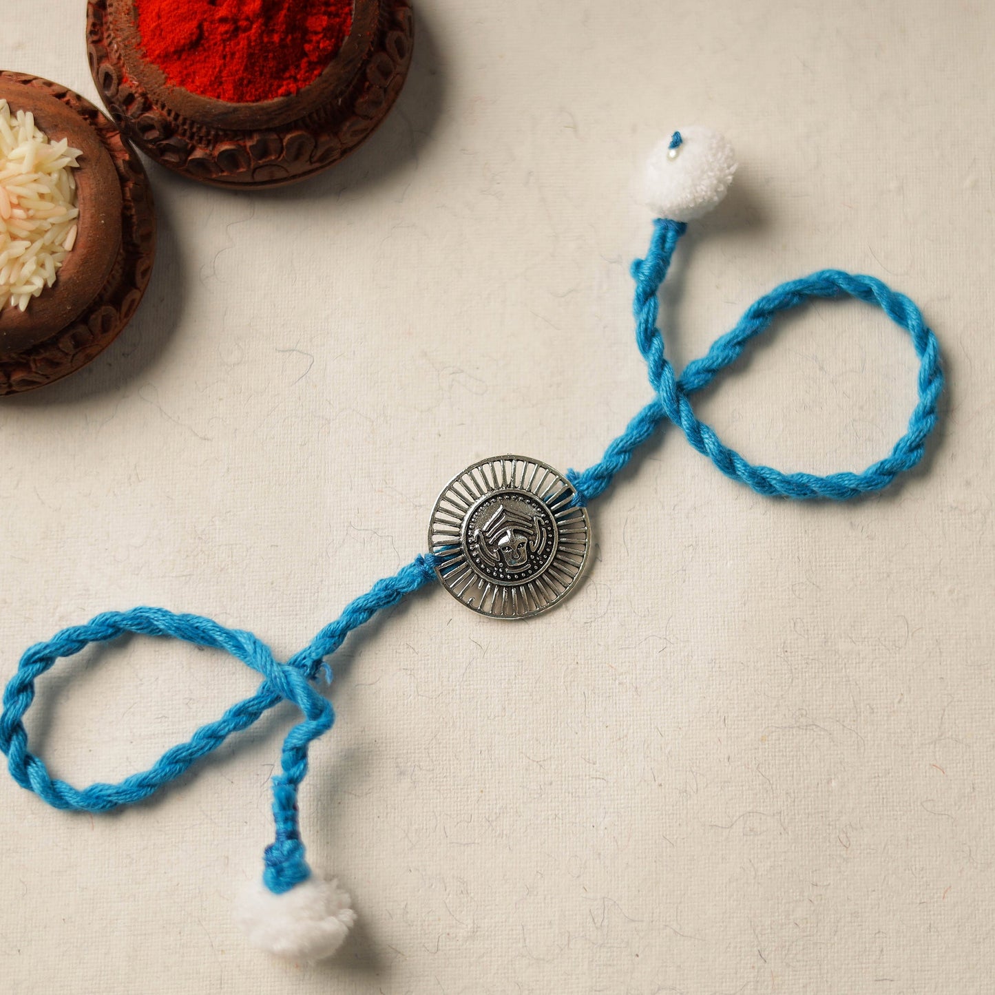  Handmade GS Threadwork Rakhi 06 