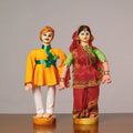 Handmade Gujarati Couple Traditional Dolls 01