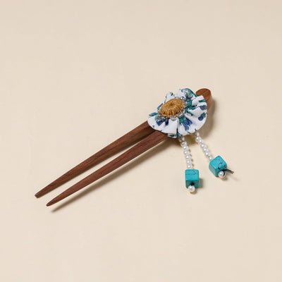  Handmade Gulmohar Flower Wooden Juda Stick 