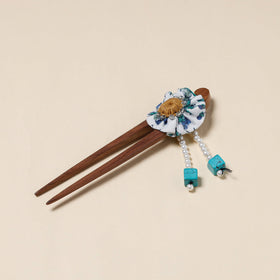  Handmade Gulmohar Flower Wooden Juda Stick 