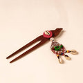  Handmade Gulmohar Flower Wooden Juda Stick 