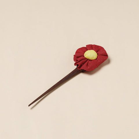  Handmade Gulmohar Flower Wooden Juda Stick 
